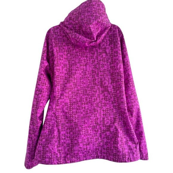 Columbia Women’s Sz L Bright Plum Hot Pink Full Zip Outdoor Jacket - Picture 4 of 13